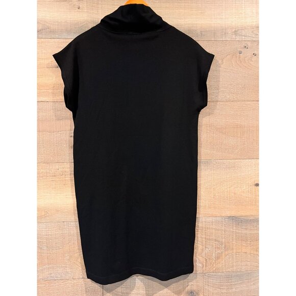 NWT FUZZI BLACK MOCKNECK MINI DRESS SIZE S - Picture 7 of 9